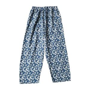 Vintage Studio 90s Casual Pants Size Large Petite Floral Cottagecore Garden